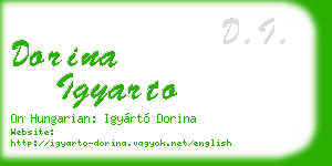 dorina igyarto business card